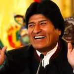 Evo Morales, Président de Bolivie, mais un repenti de son éclat sportif.