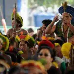 Les indiens du Brésil se mobilisent lors de Rio+20