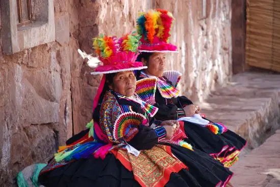 La robe traditionnelle péruvienne