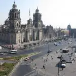 Zocalo : la place de la constitution à Mexico
