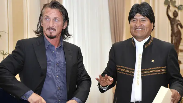 Sean Penn nommé ambassadeur des nobles causes par la Bolivie