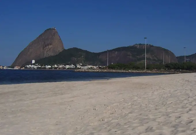 La plage Flamengo à Rio de Janeiro au Brésil