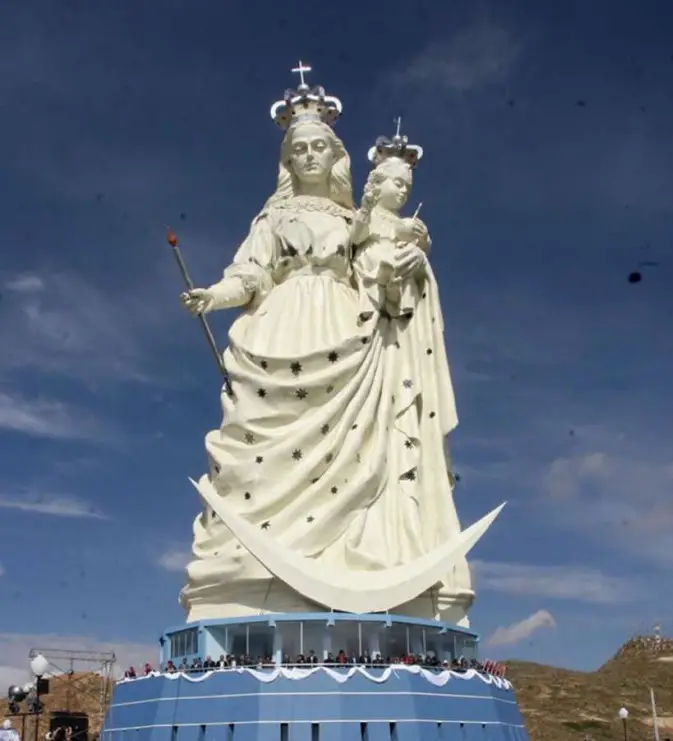La Virgen del Socavon à Oruro, en Bolivie