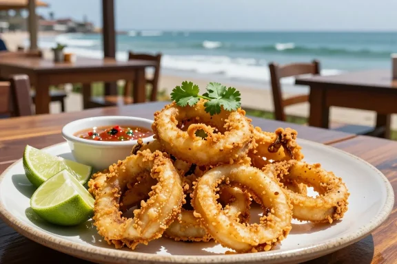 Calamars frits croustillants et tendres
