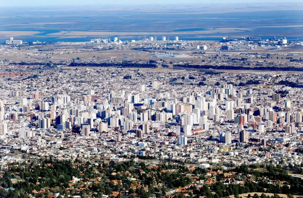 La ville de Bahia Blanca, en Argentine