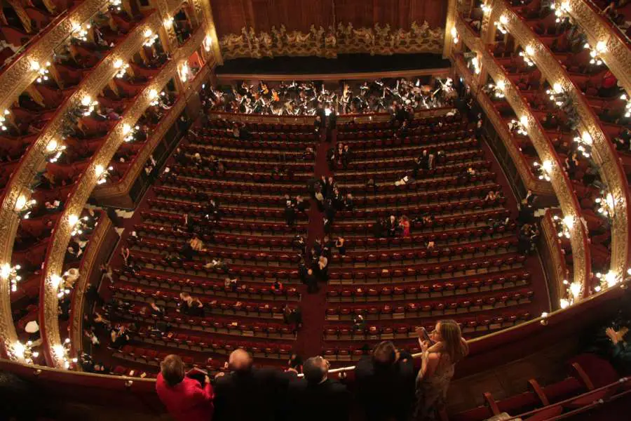 Teatro Colon vu d en haut