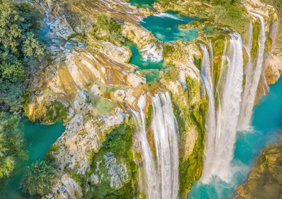 Découvrez les cascades de Tamul au Mexique