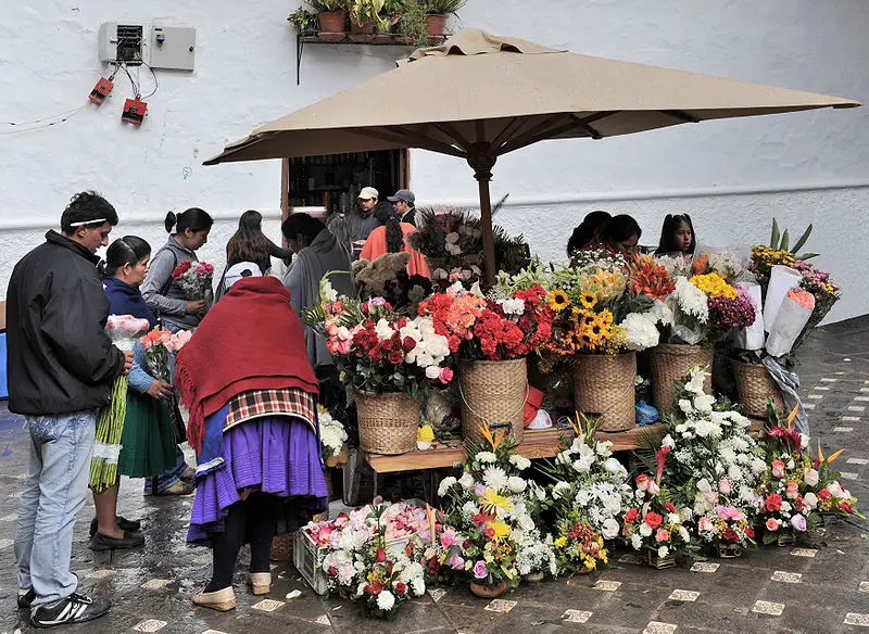 La Plaza de las Flores, Cuenca