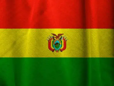 Le drapeau de la Bolivie