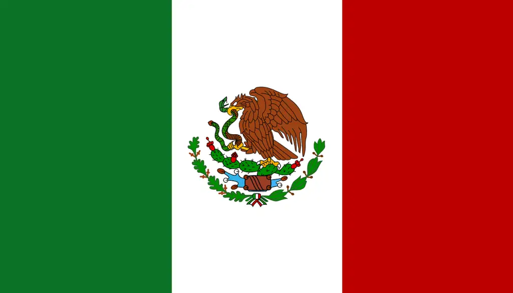 Le drapeau mexicain