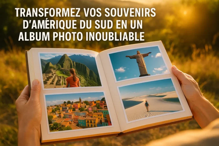 Transformez Vos Souvenirs d'Amérique du Sud en Un Album Photo Inoubliable