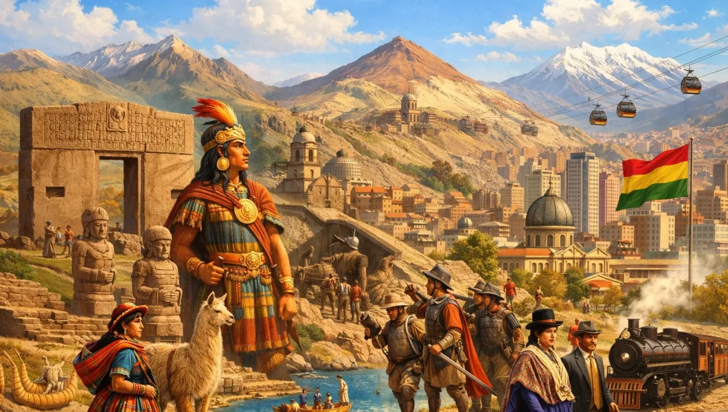 Histoire de la Bolivie : des civilisations andines à l’État moderne