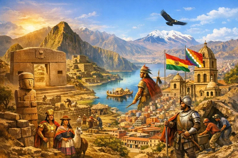 Histoire de la Bolivie : des civilisations andines à l’État moderne
