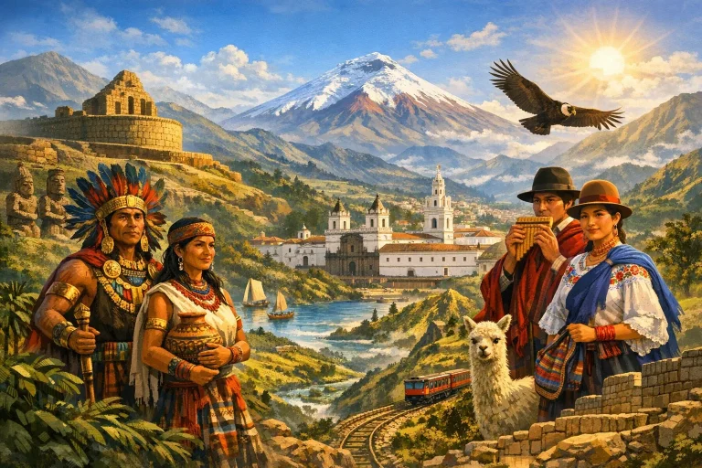 Histoire de l’Équateur : des civilisations précolombiennes à la nation andine