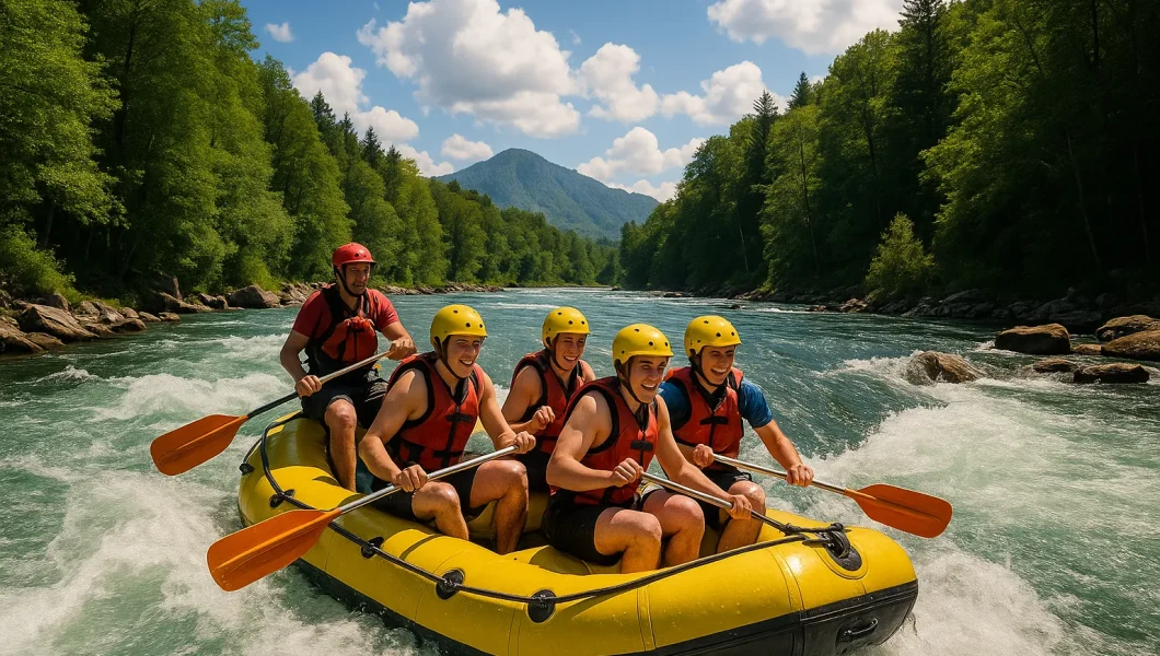Meilleure saison pour faire du rafting selon chaque pays