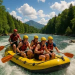 Meilleure saison pour faire du rafting selon chaque pays
