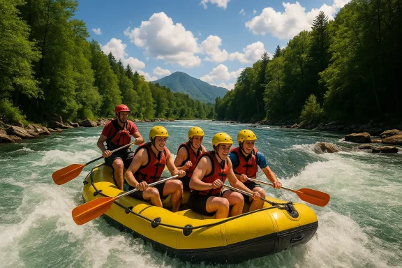 Meilleure saison pour faire du rafting selon chaque pays