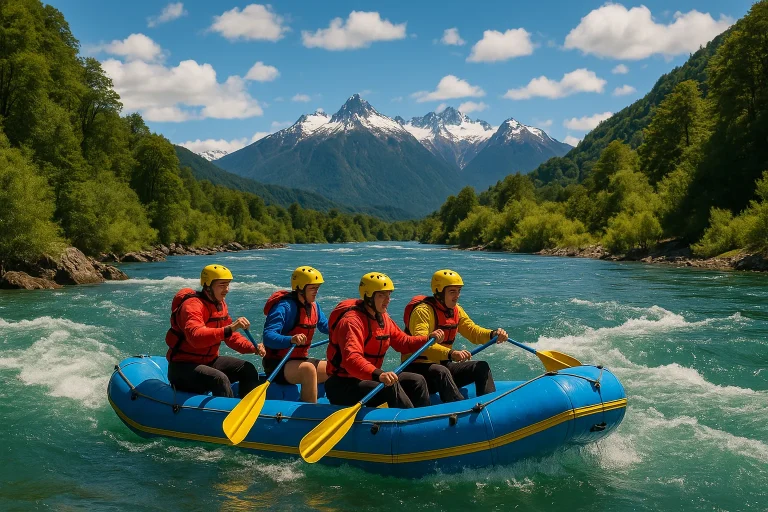 Rafting en été austral au Chili et en Argentine