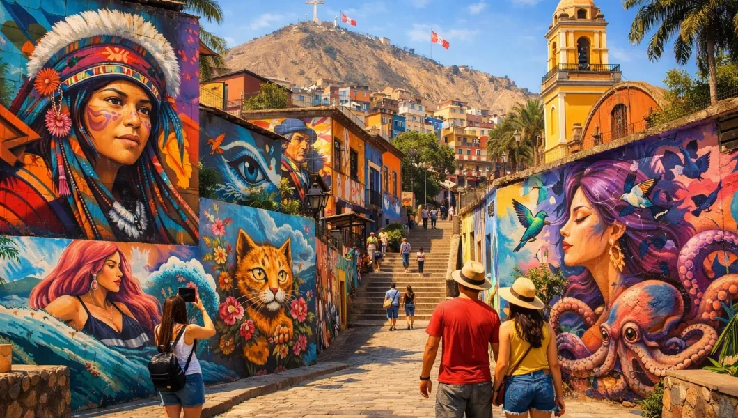 Le street art à Lima : les quartiers où découvrir les plus belles fresques