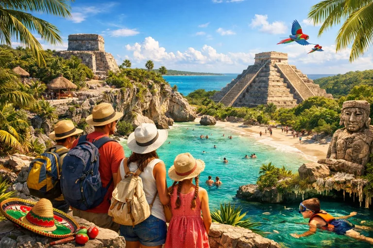 Voyage en famille au Mexique avec les enfants : itinéraires, conseils et activités incontournables