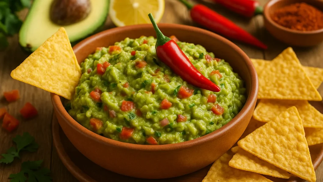 Guacamole mexicain épicé : recette et dosage du piquant