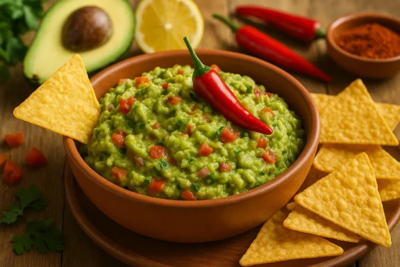 Guacamole mexicain épicé : recette et dosage du piquant