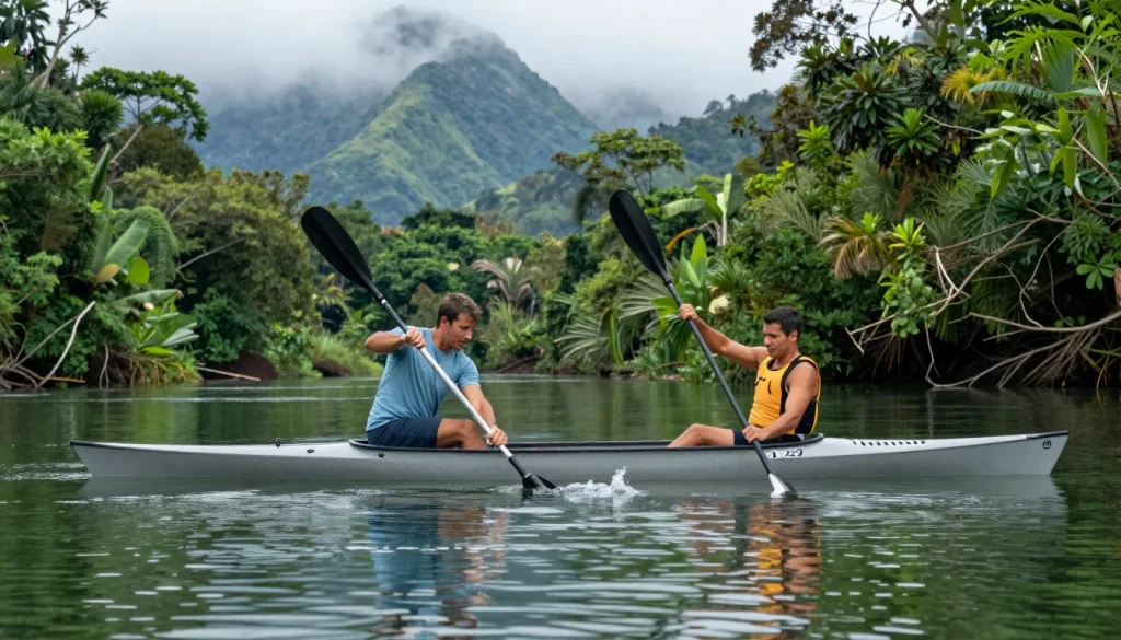 Canoë (pagaie simple) vs kayak (pagaie double) : commandes et logique d’action
