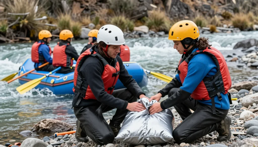 Cas concrets en rafting : adapter les bons réflexes