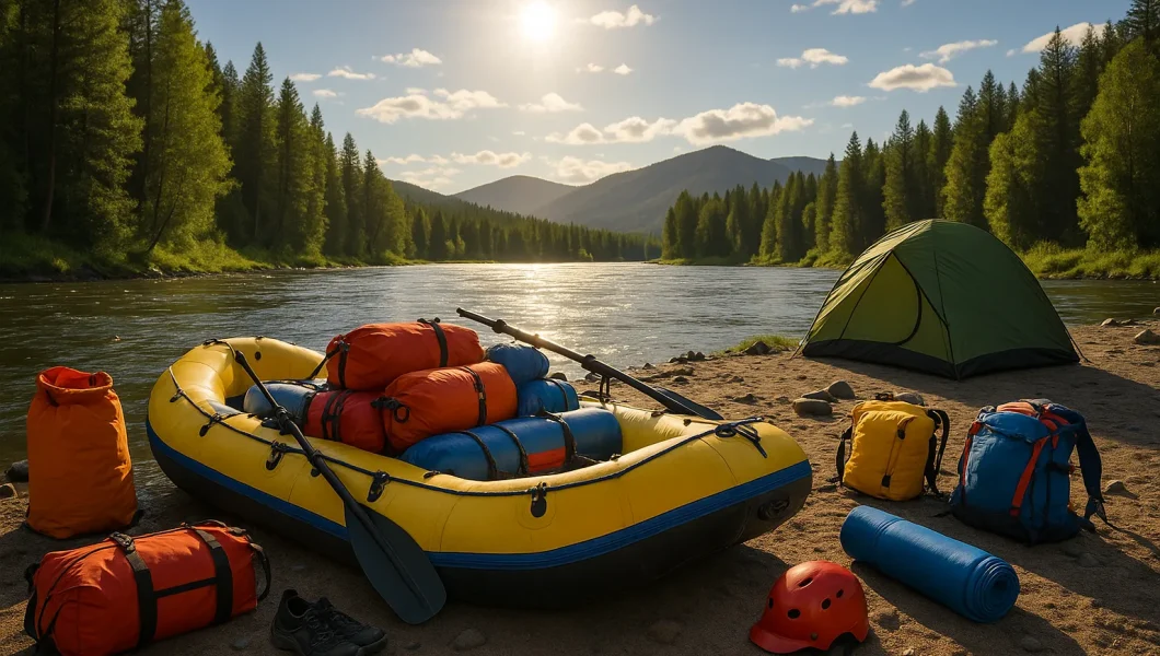 Équipement pour une expédition rafting de plusieurs jours