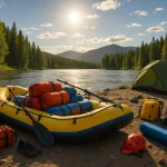 Équipement pour une expédition rafting de plusieurs jours Équipement pour une expédition rafting de plusieurs jours