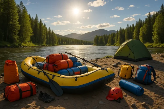 Équipement pour une expédition rafting de plusieurs jours