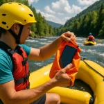 Protéger votre téléphone et vos affaires de l’eau en rafting