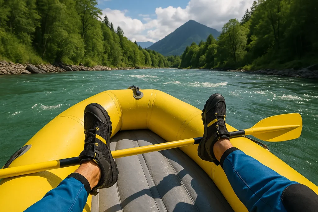 Quelles chaussures choisir pour le rafting ? Le bon choix selon votre sortie, la saison et votre niveau
