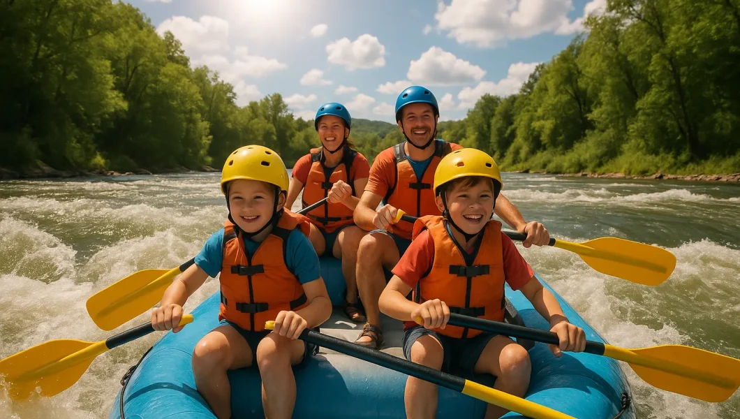 Rafting avec des enfants : règles de sécurité essentielles
