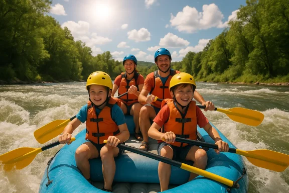 Rafting avec des enfants : règles de sécurité essentielles