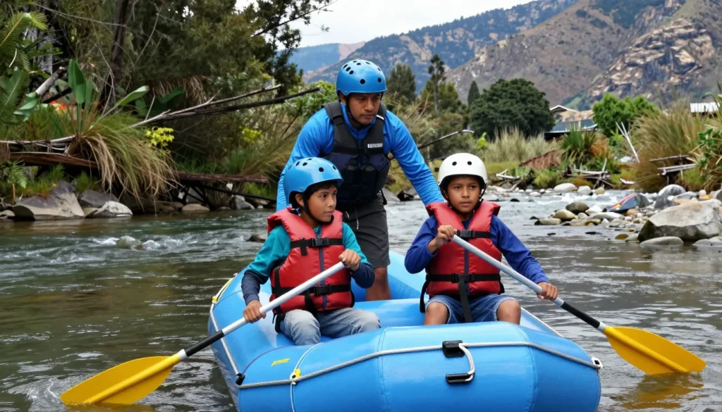 Rafting avec des enfants : règles de sécurité essentielles