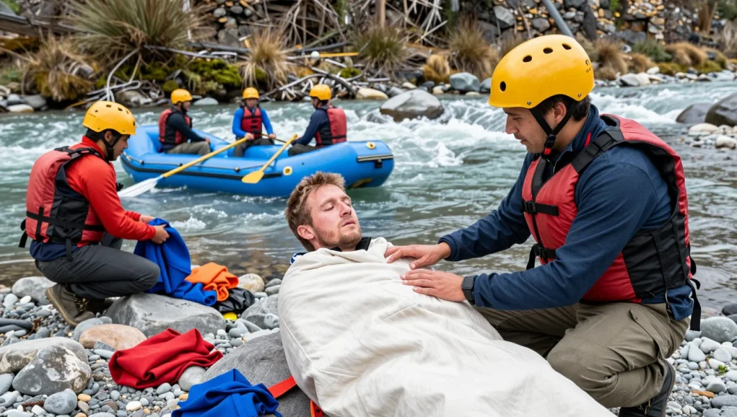 Rafting et hypothermie : prévention et premiers réflexes