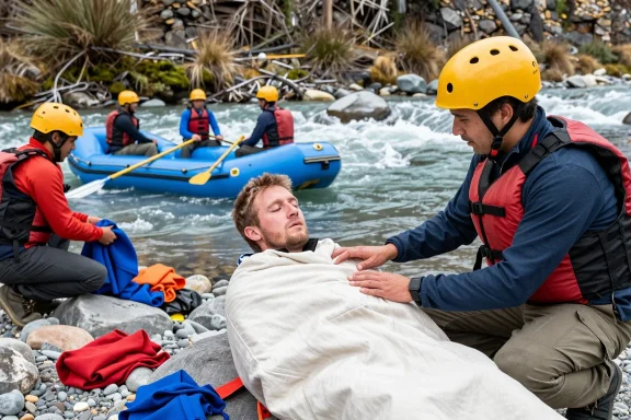 Rafting et hypothermie : prévention et premiers réflexes